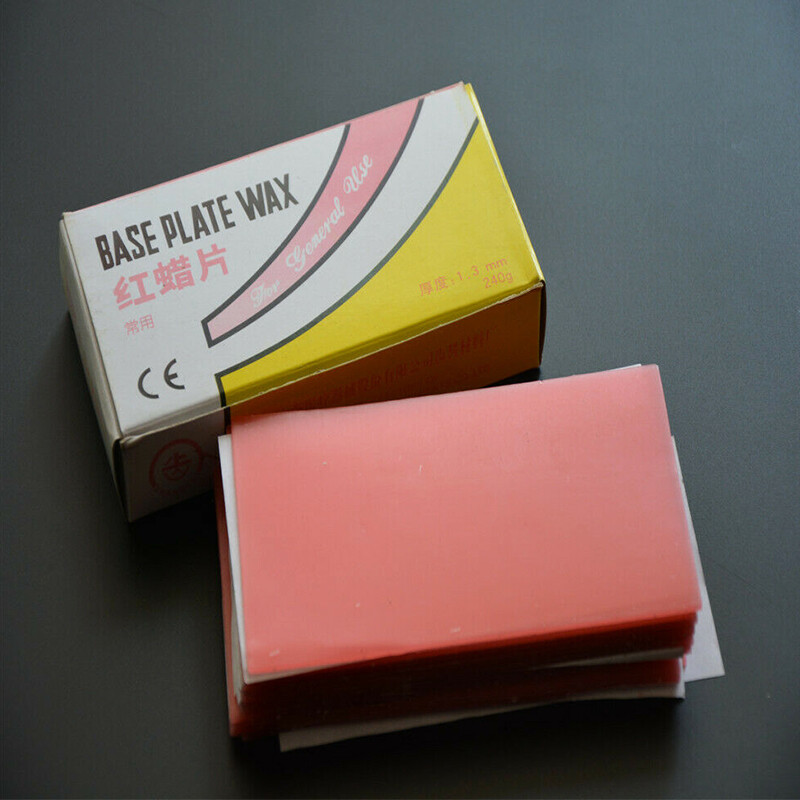 1.3mm/1.5mm/2.0mm Base Plate Wax Carving Wax Sheet Dentist Auxiliary Material