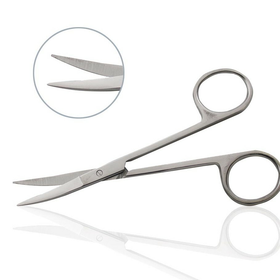 PDT Dental Instruments Iris Scissors Curved 11.5cm PN: T800