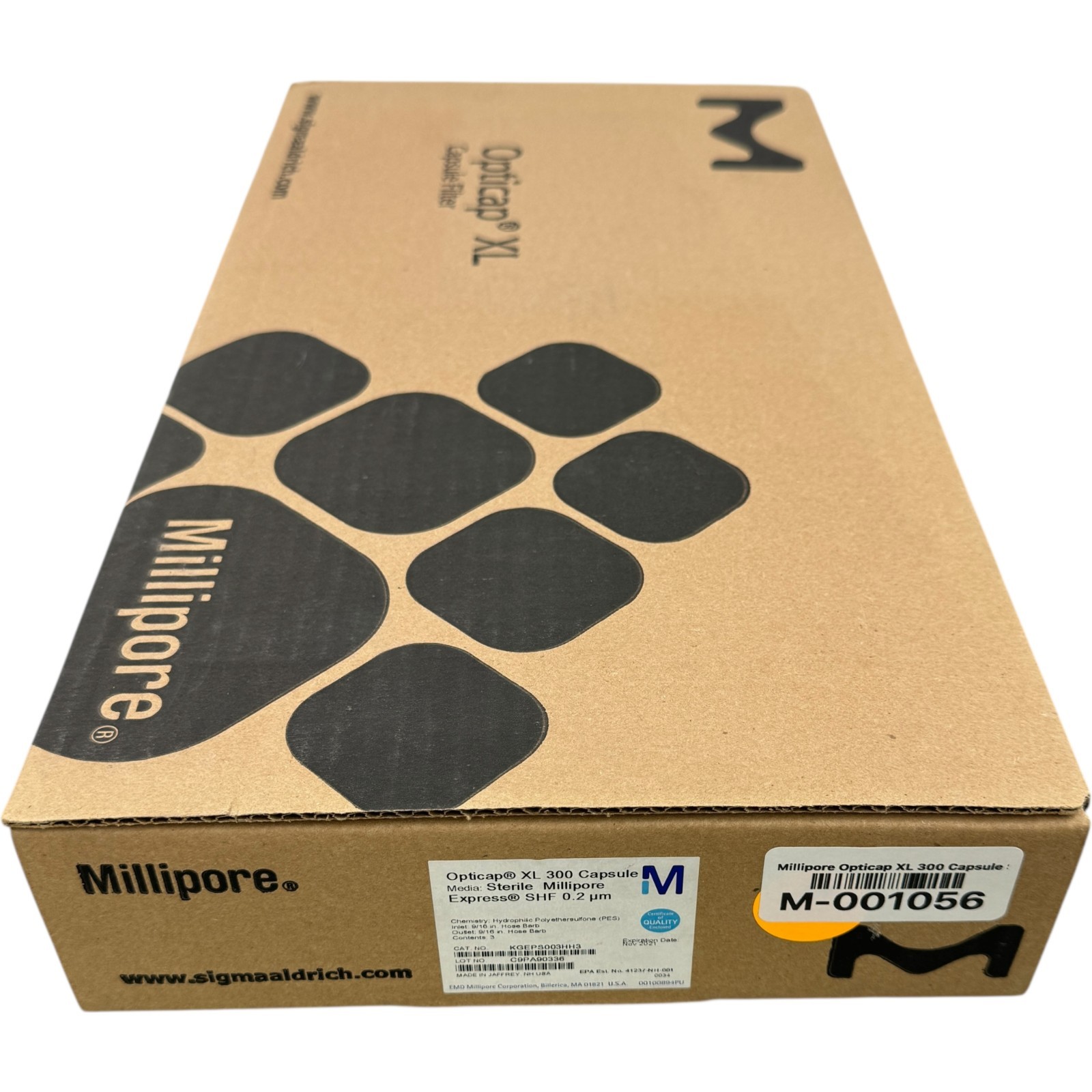 Opticap XL KGEPS003HH3 300 Capsule Sterile Millipore Express SHF 0.2 um EXPIRED