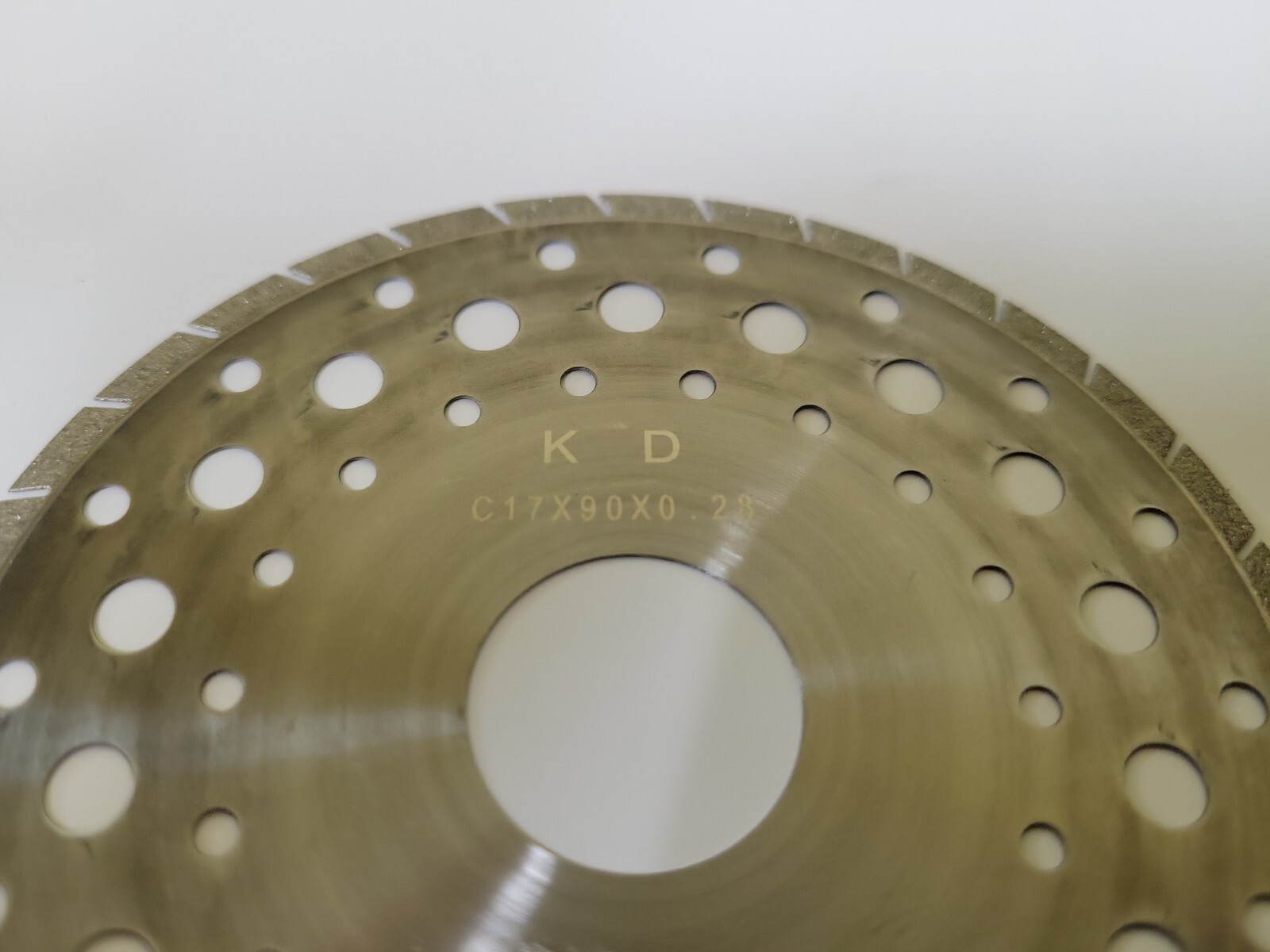 Dental Lab Diamond Disc C17mm x 90mm x 0.28mm for plaster, die stone