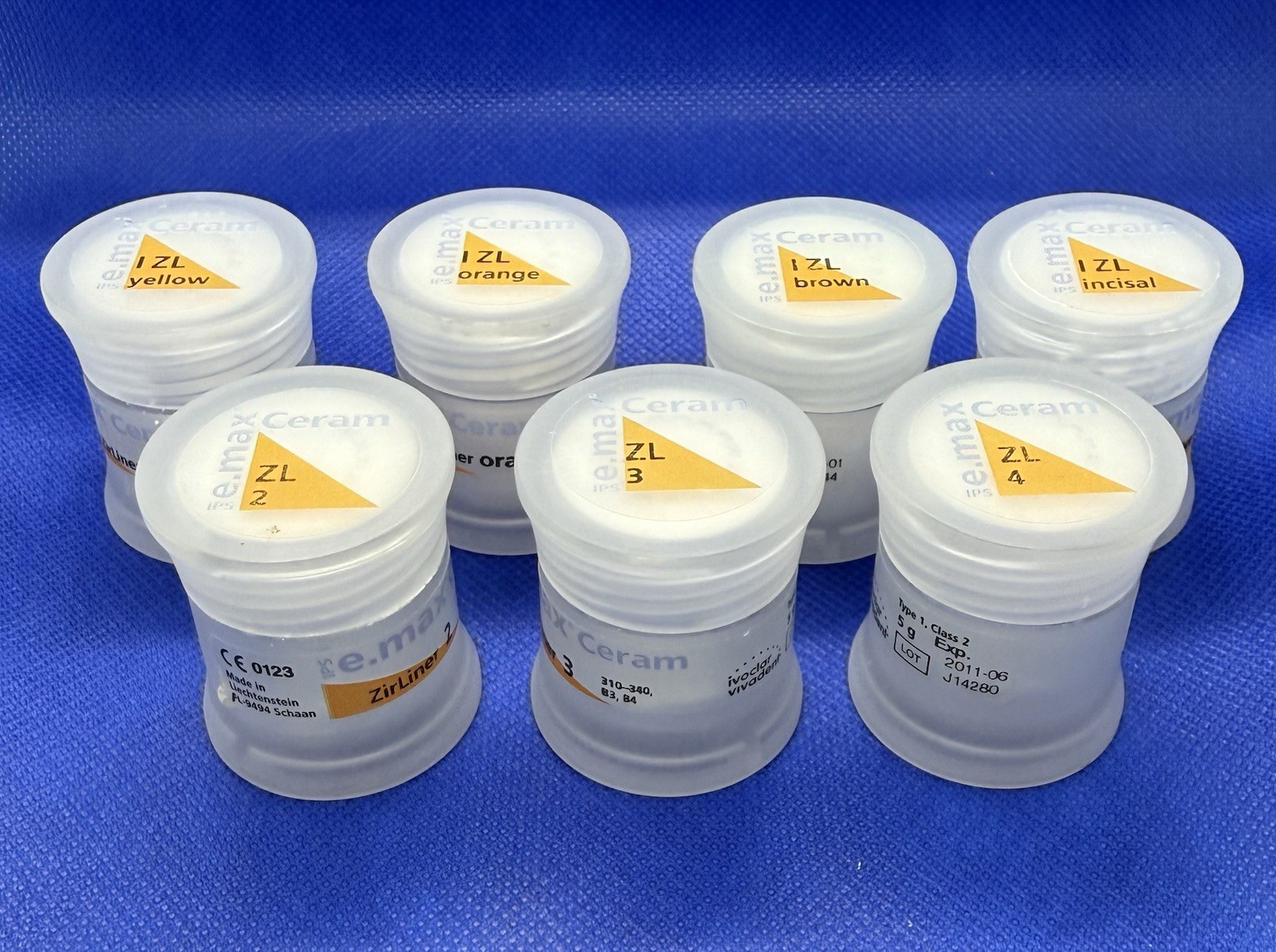 Ivoclar Vivadent IPS e.max Ceram ZirLiner Open/ Used bottles – various shades