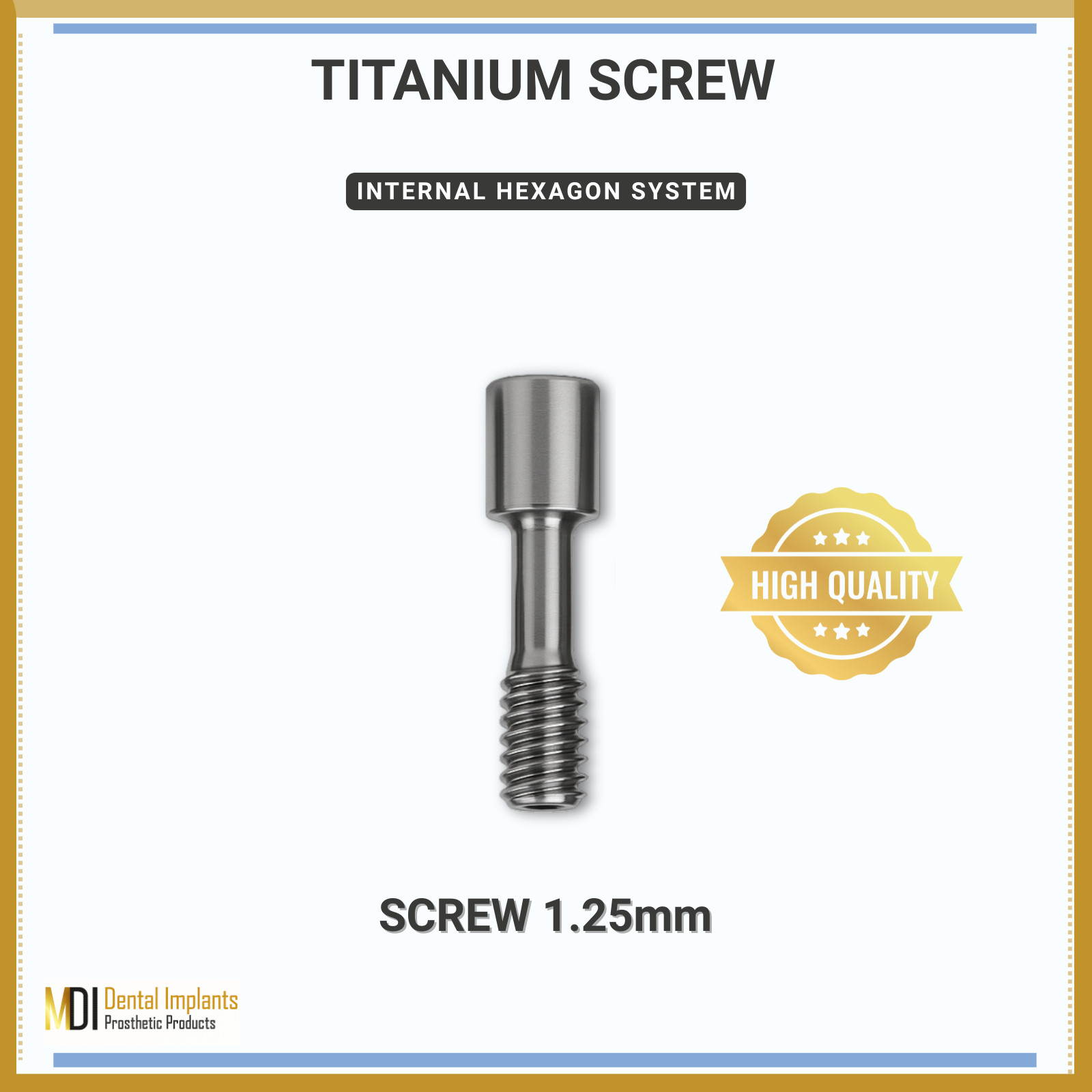 Dental Angulated Abutment 15°/25° & screw | Internal Hex 2.42mm | Dentist & Lab