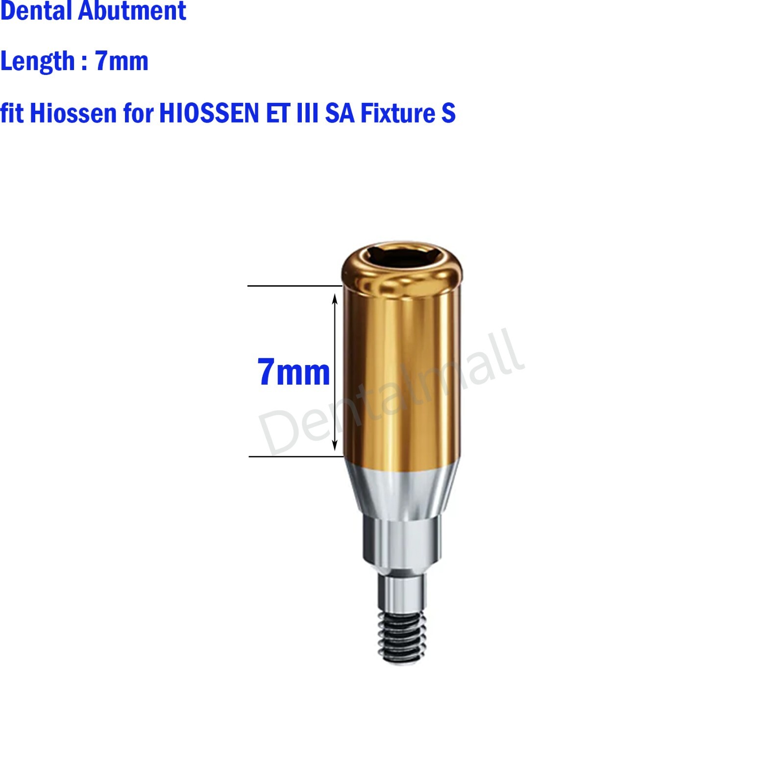 Oerdenture Remove Tools Regular Implant Abutment Male Cap Kit for HIOSSEN Osstem
