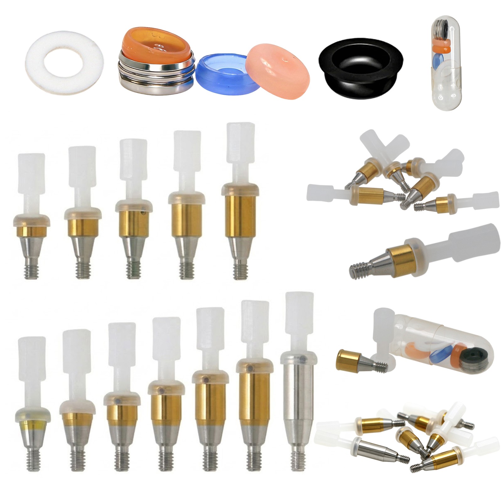 Hiossen Dental Locator/Healing/Straight Abutment/17° Angled Transfer Impression
