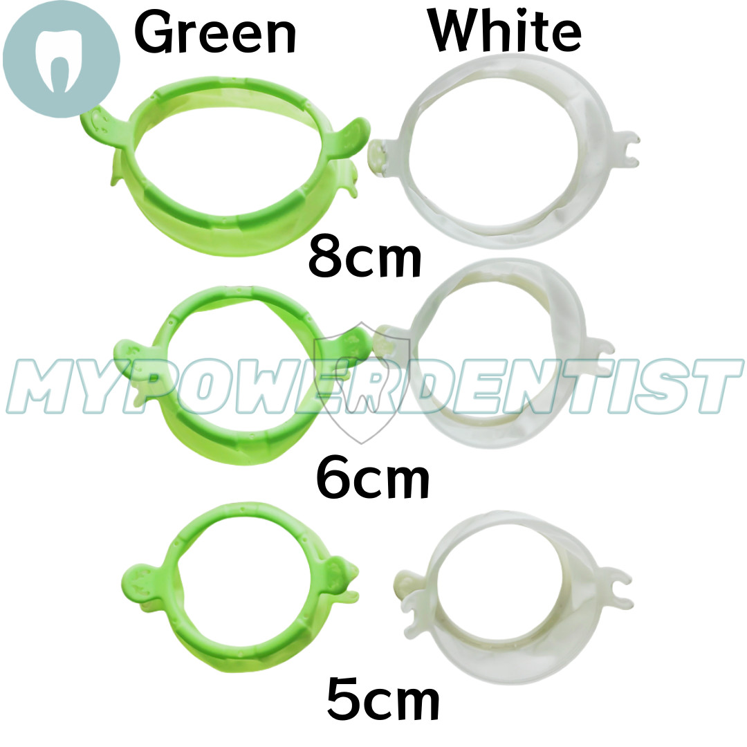 20Pc Dental Mouth Opener Lip Cheek Retractor Smile Face Saliva Tube Holder S/M/L
