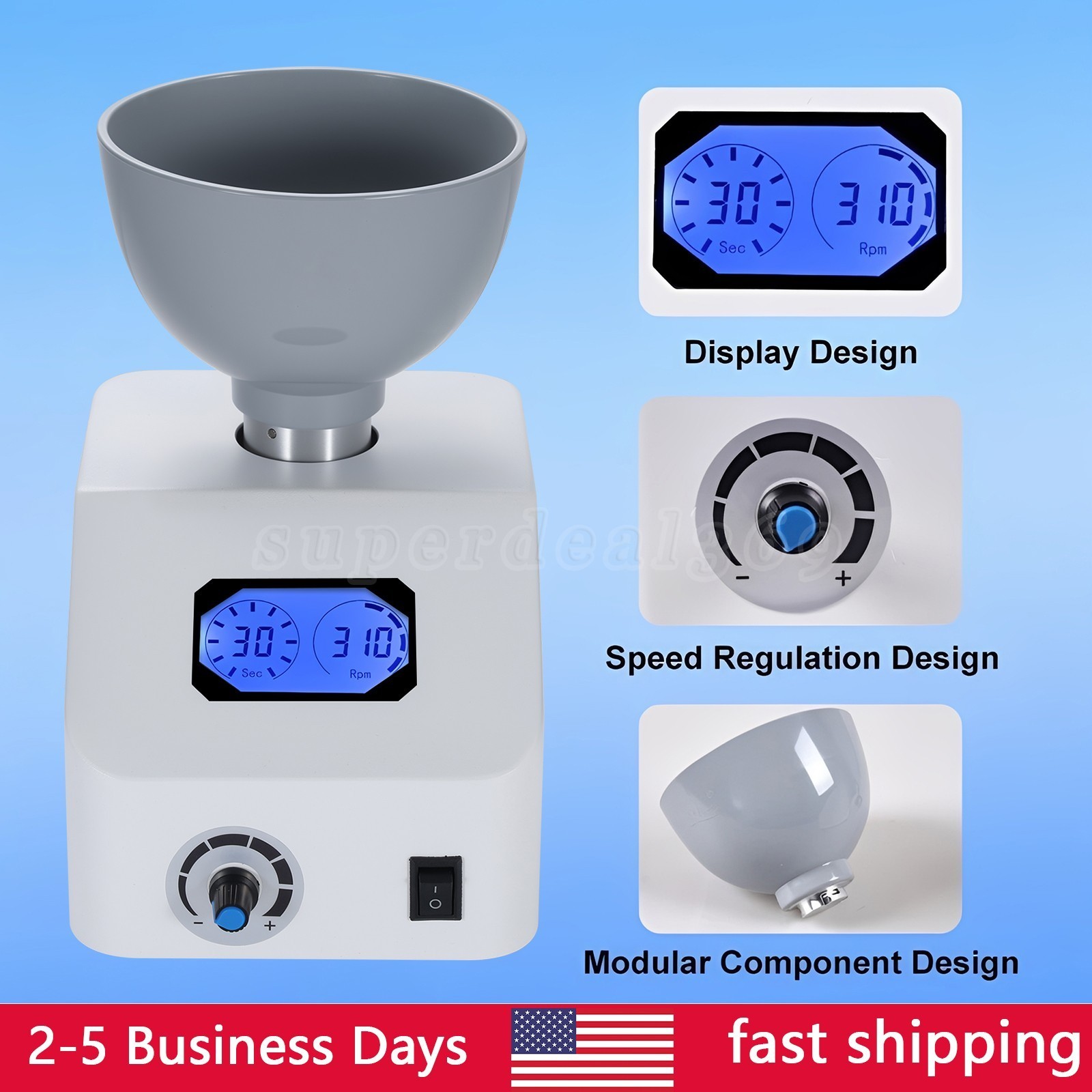 ALGINATE DENTAL MIXER LAB IMPRESSION MATERIAL 110V or 220V po