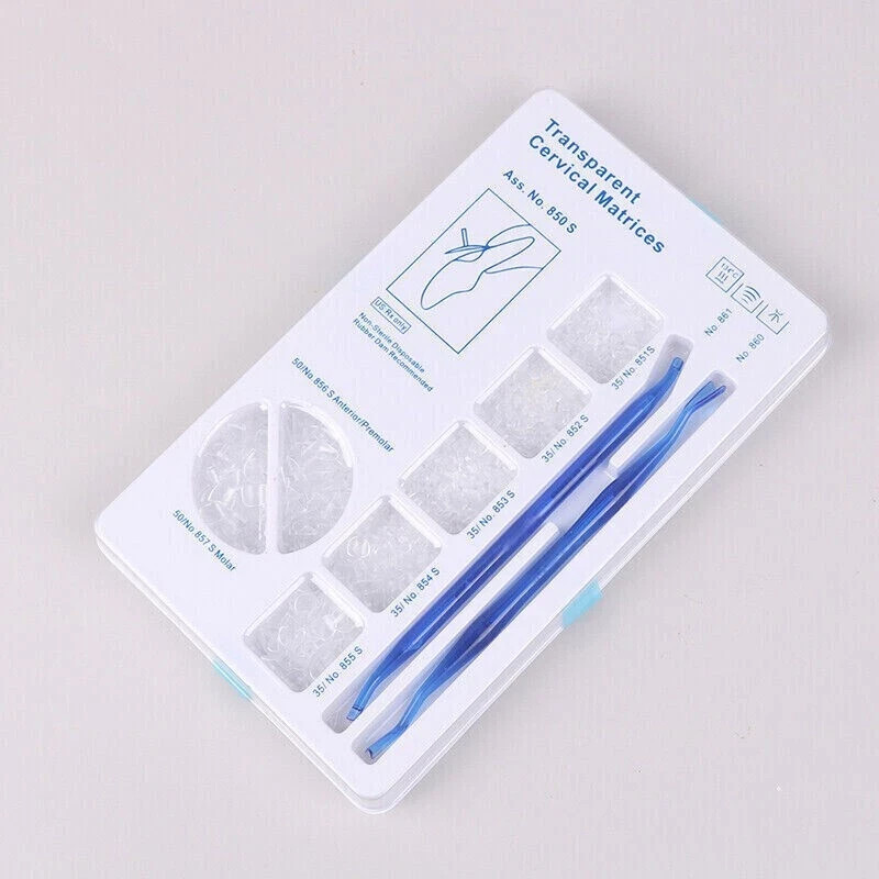 Dental Composite Clear Matrix Gingival Retractor Transparent Cervical Matrices