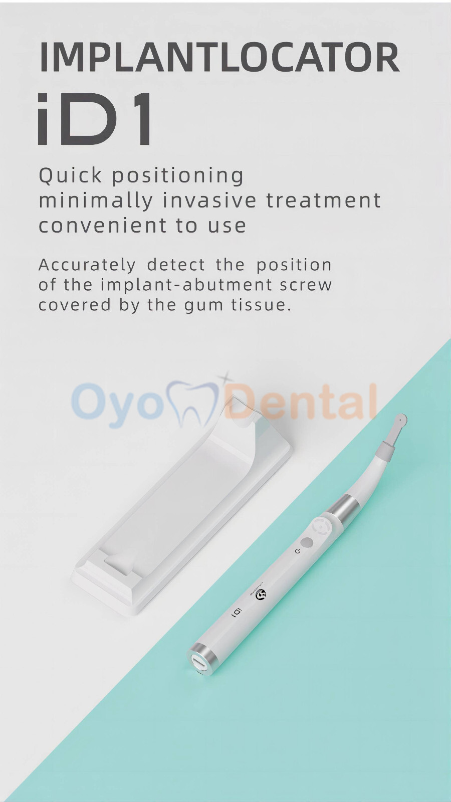 Dental Implant Detector Implant Abutment Locator Tool Smart 360° Rotating Sensor