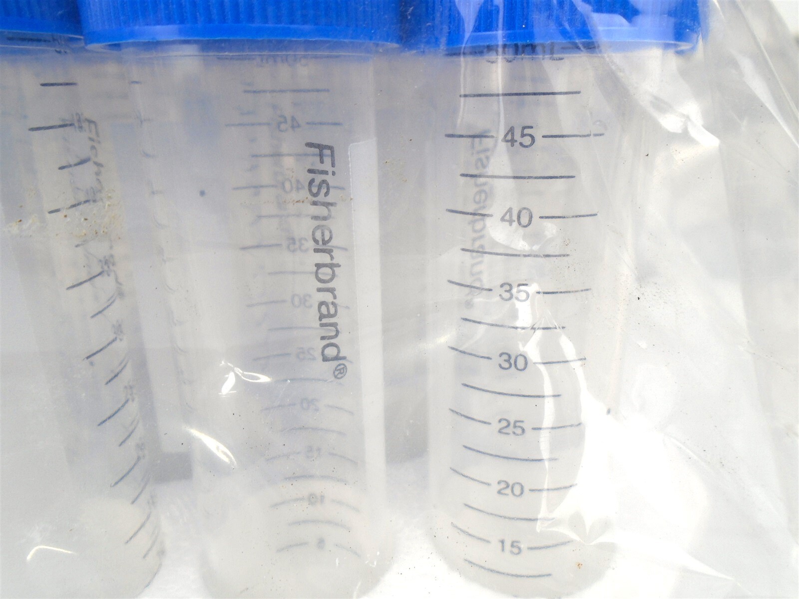 (25) Fisher Scientific Fisherbrand – 06-443-18 – 50mL Sterile CENTERFUGE TUBE