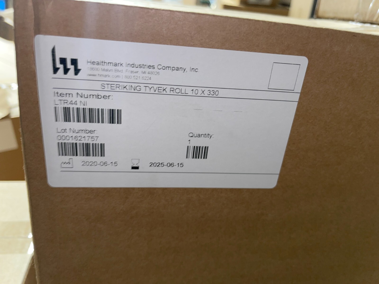 Wipak Healthmark Steriking Tyvek Sterilization Roll Packaging 10 x330 # LTR44 NI