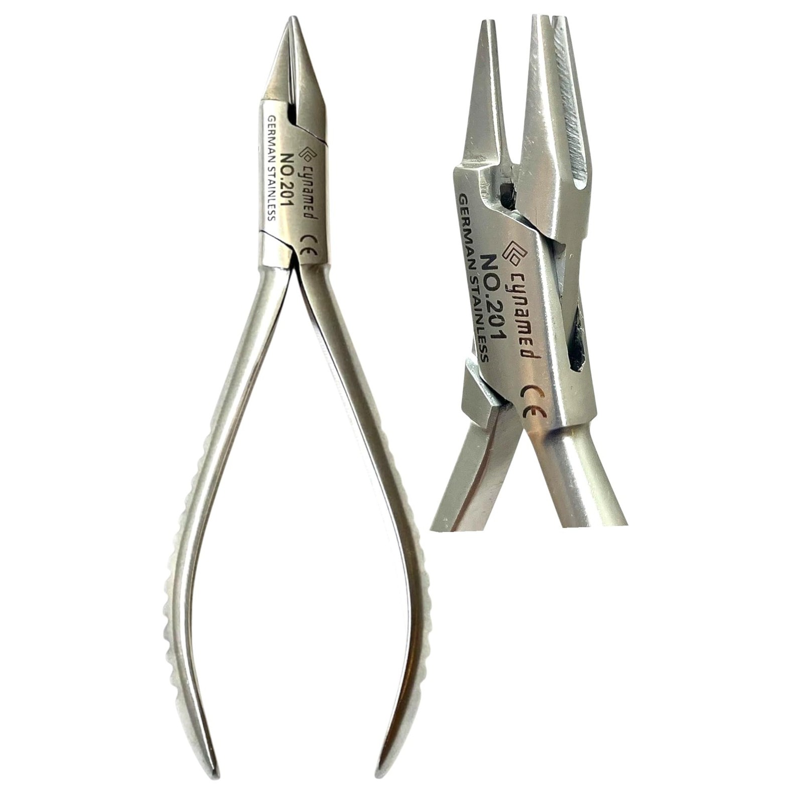 Premium German Stainless Orthodontic Aderer Plier 3 Prong Dental Wire Silver