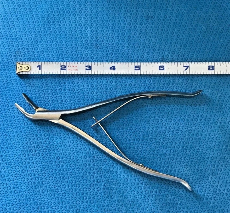Codman 53-1055 Stookey Angled Cranial Rongeur, 3mm Bite, 7 3/8″