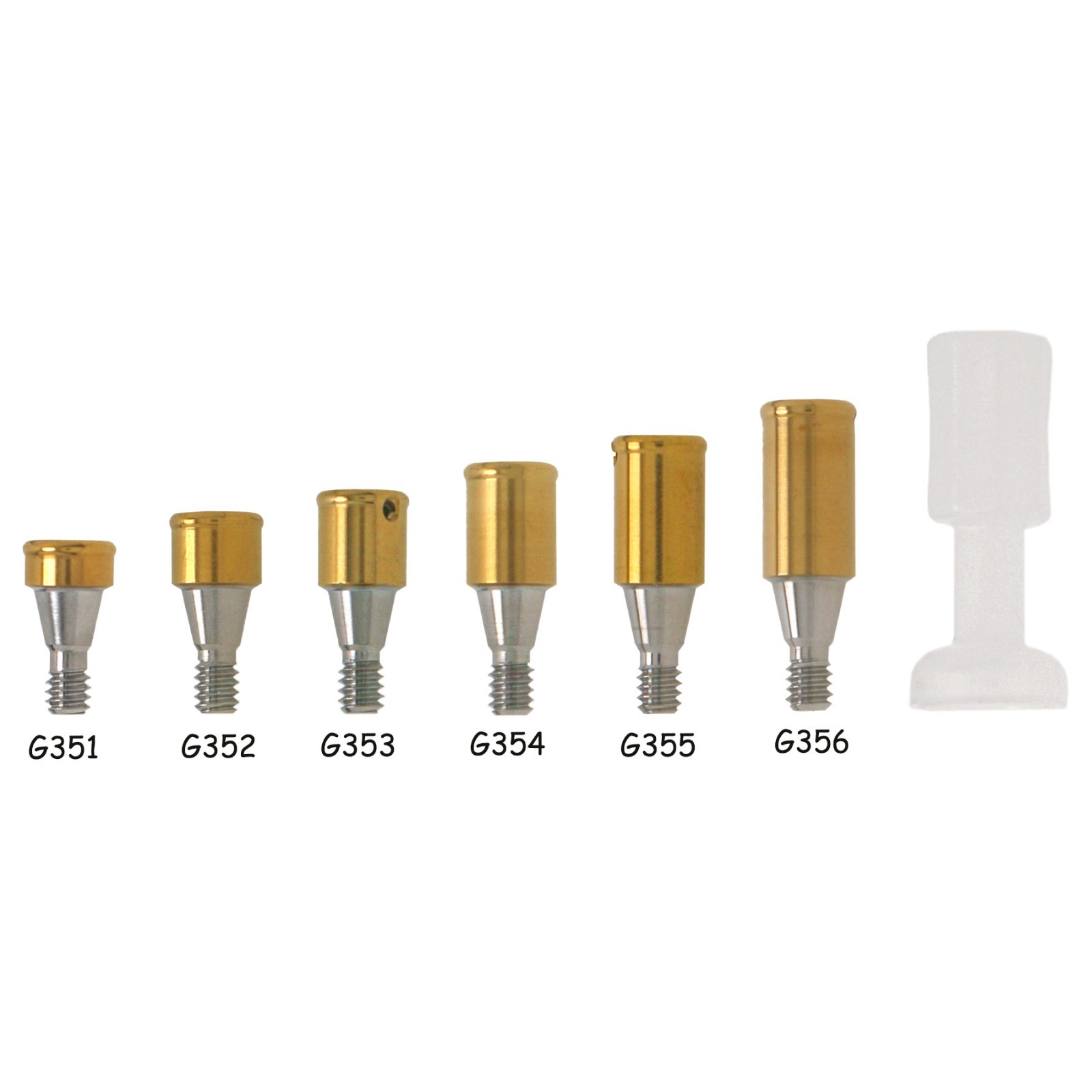US Hiossen ET ZEST Ti Locator Attachment Overdenture Abutment Fit Mini/Regular