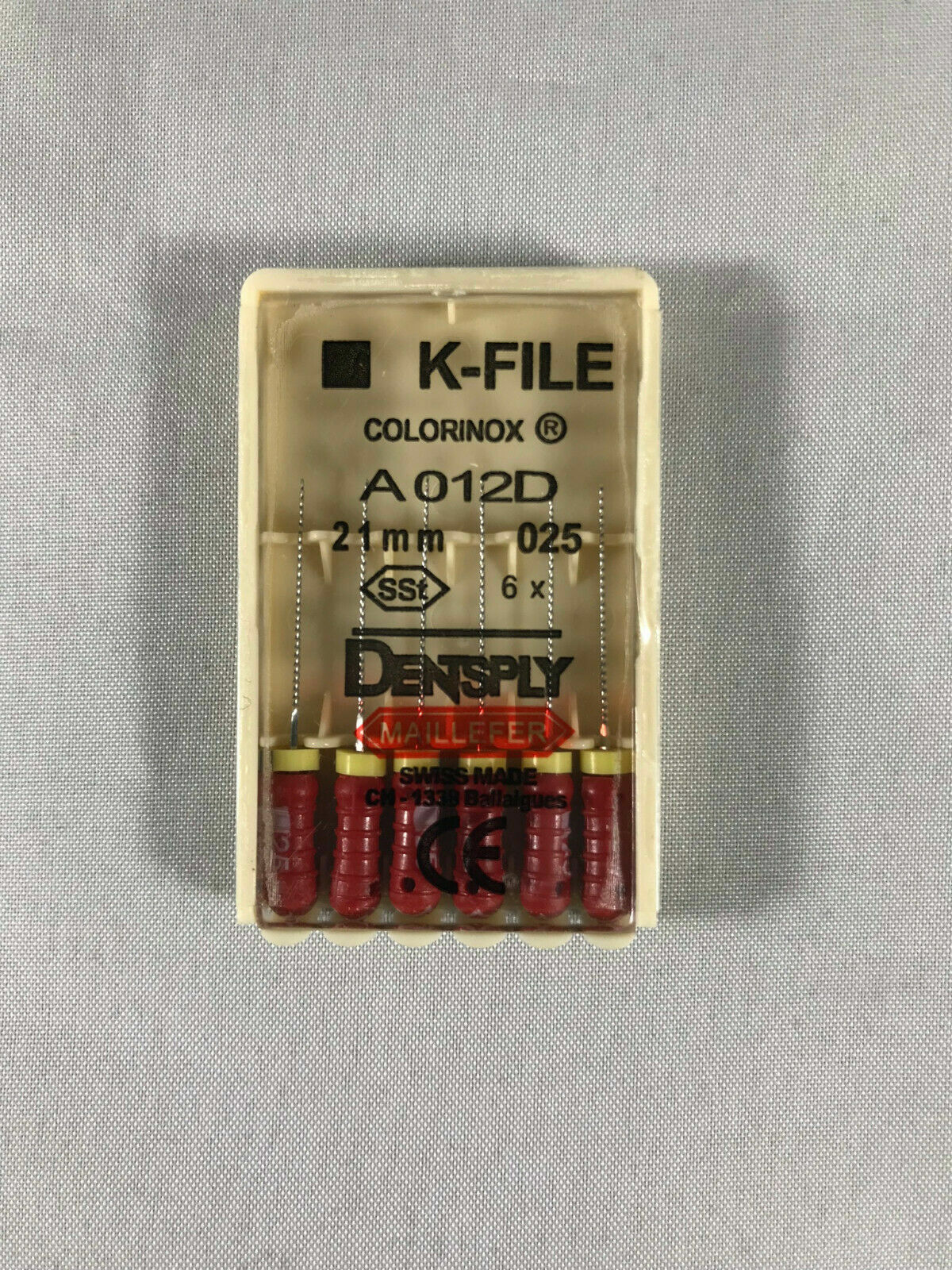 Dentsply Maillefer K-File Endodontic 21mm All sizes 30 files/pk