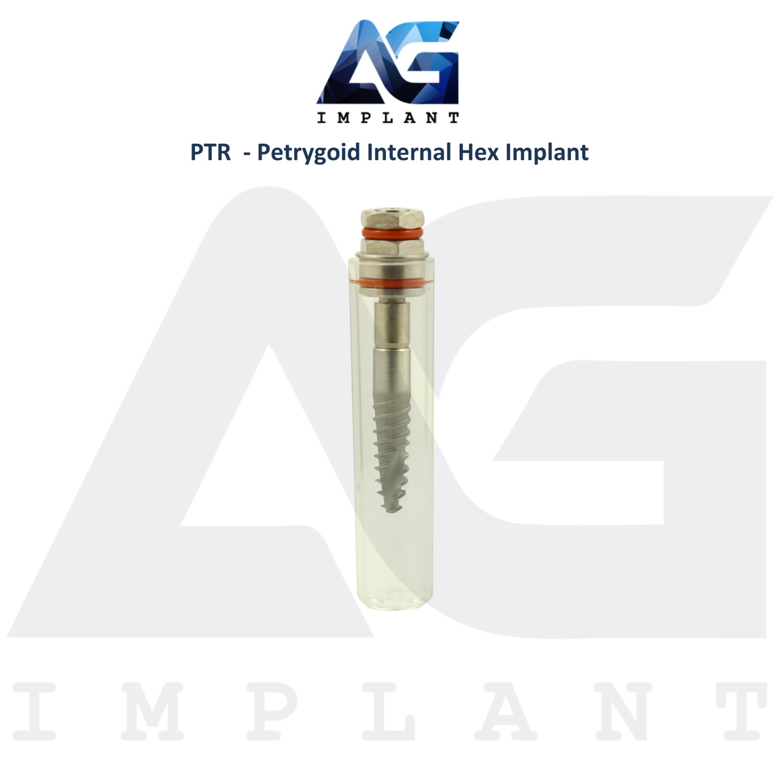 PTR – Petrygoid Int Hex Dental Fixture 2.42mm Connection System Ø4.2mm RBM