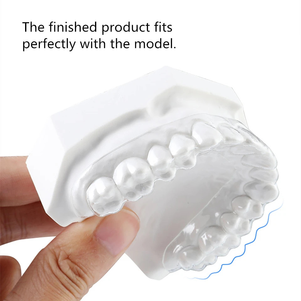 Dental Round Hard Splint Sheet 2.0mm Thermoforming Material for Vacuum Forming