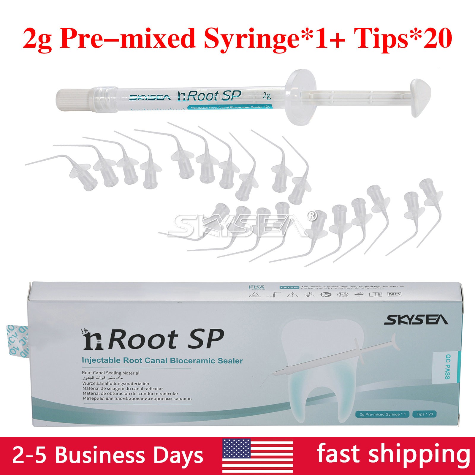 nRoot SP Dental Bioceramic Root Canal Sealing Composite Fill Material 2 g/pcs