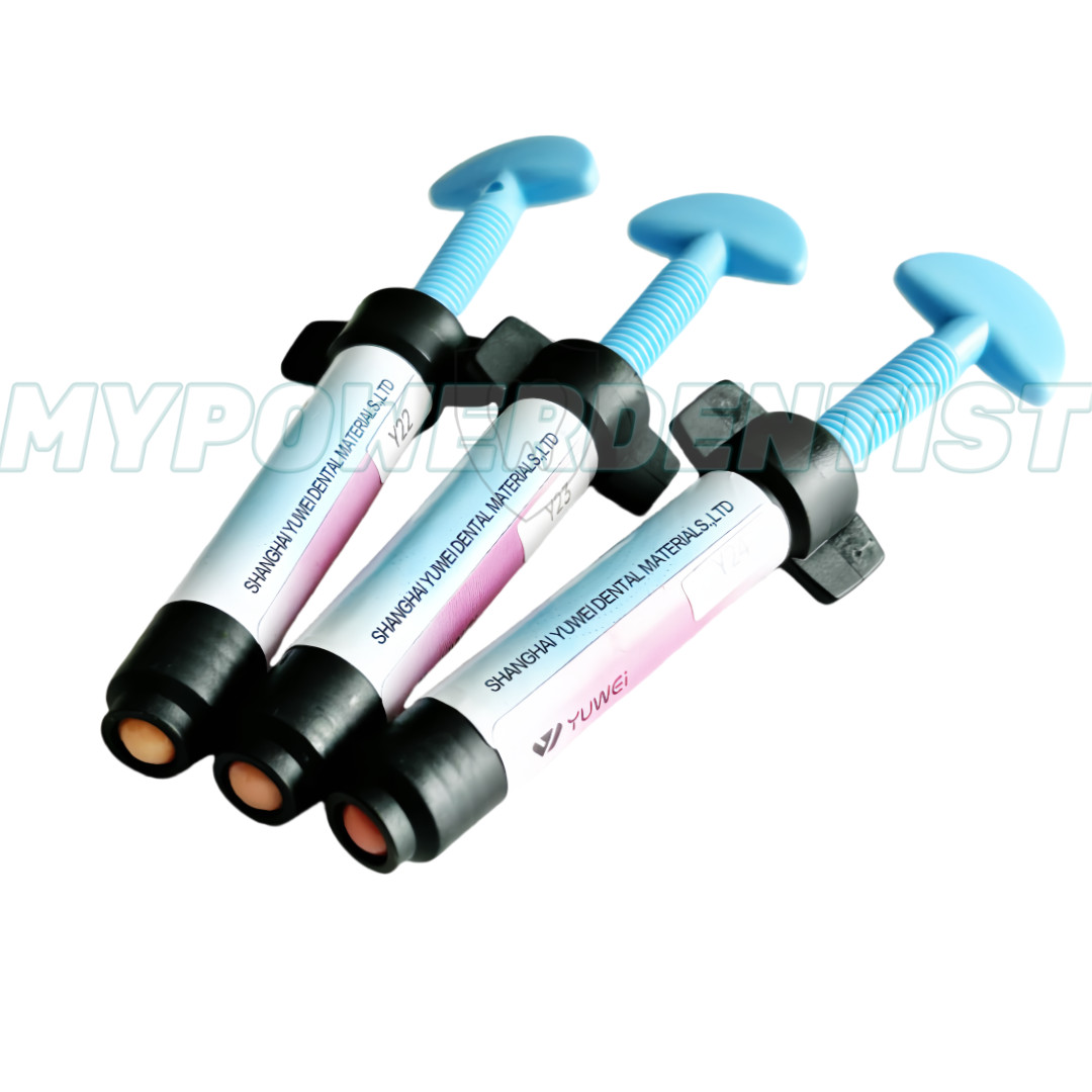 Pink Resin Dental Beauty Gum Composite Syringe Gingiva Recession Resin 3Shade