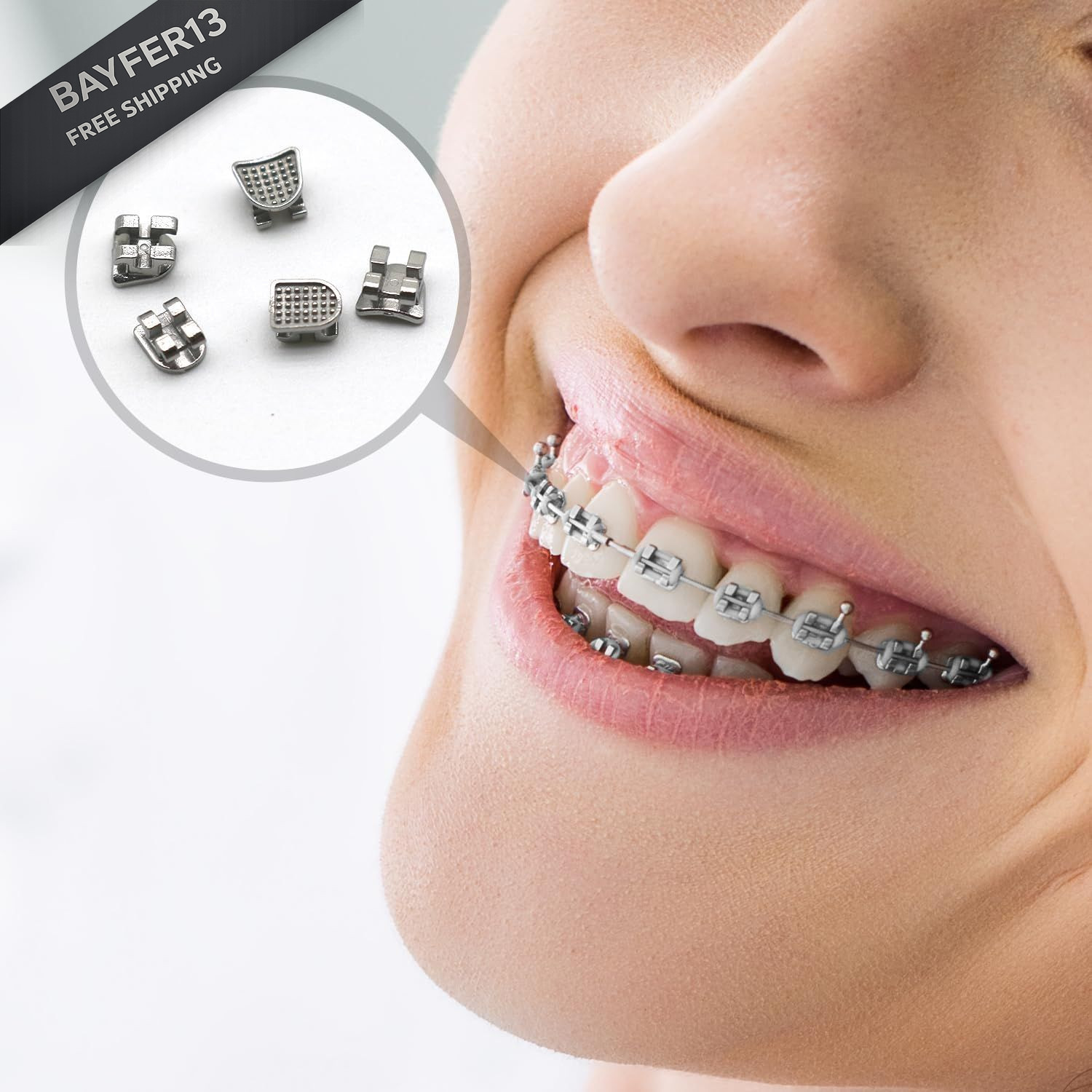 SEAVERRS 60pcs/Pack Mini dental brackets mini roth 022 slot…