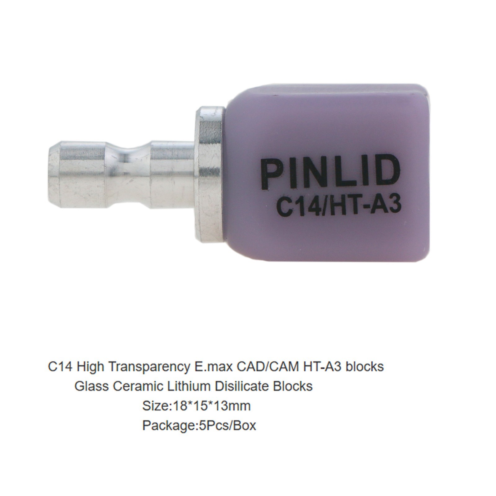 IPS e.max CAD CEREC InLab Dental Lithium Dislicate Class Ceramic Block HT A3 C14