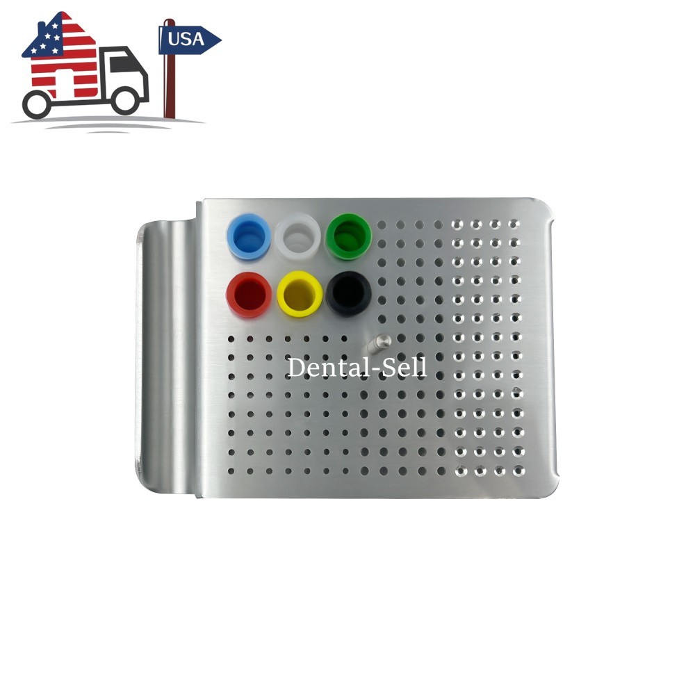 Dental Endo Sterilization Organizer Holder Container 180 Holes Bur File Point US