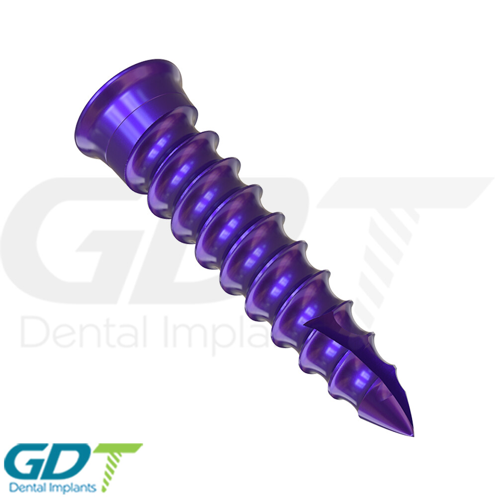 10 Self Drilling GBR Bon Screw Ø1.6mm, 8.0mm Membrane Fixation Dental Im plant
