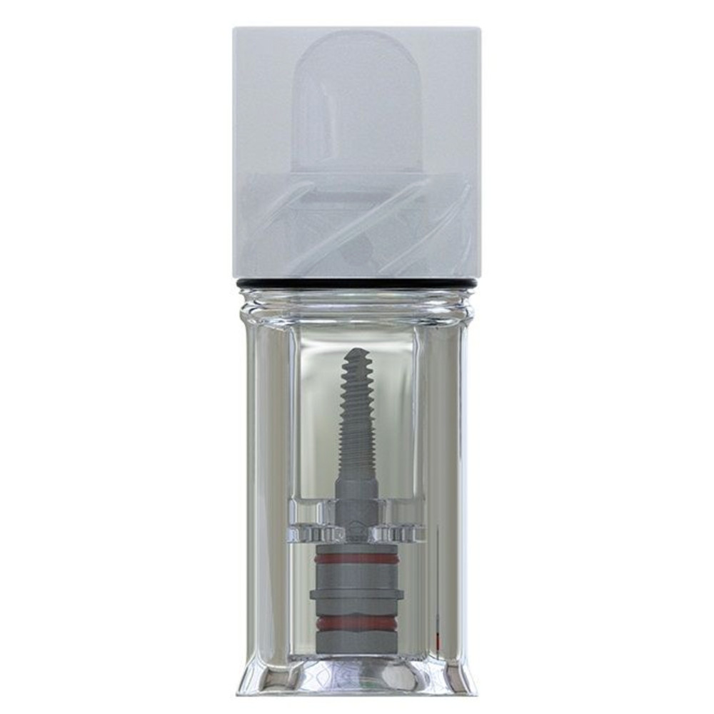 10pcs Dental Spiral Smart Dual Thread Fixture Int Hex 2.42mm Titanium Lab