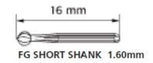 701 [a pack of 10 or 100] Taper Fissure – Cross Cut Operative & Surgical Carb