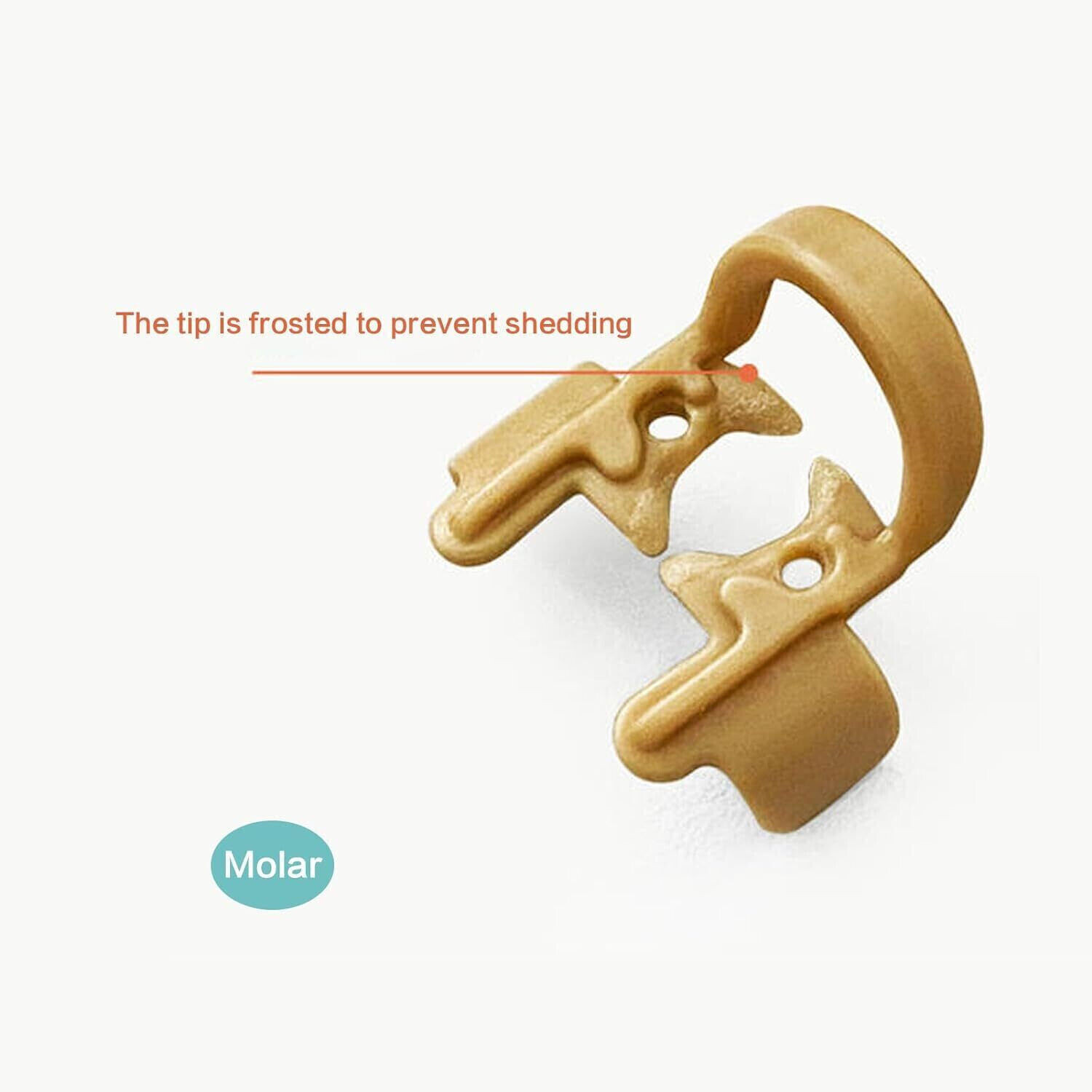 5 Box Dental Stainless Steel Cotton Roll Holder Resin Fixed Moisture Clamp Tool
