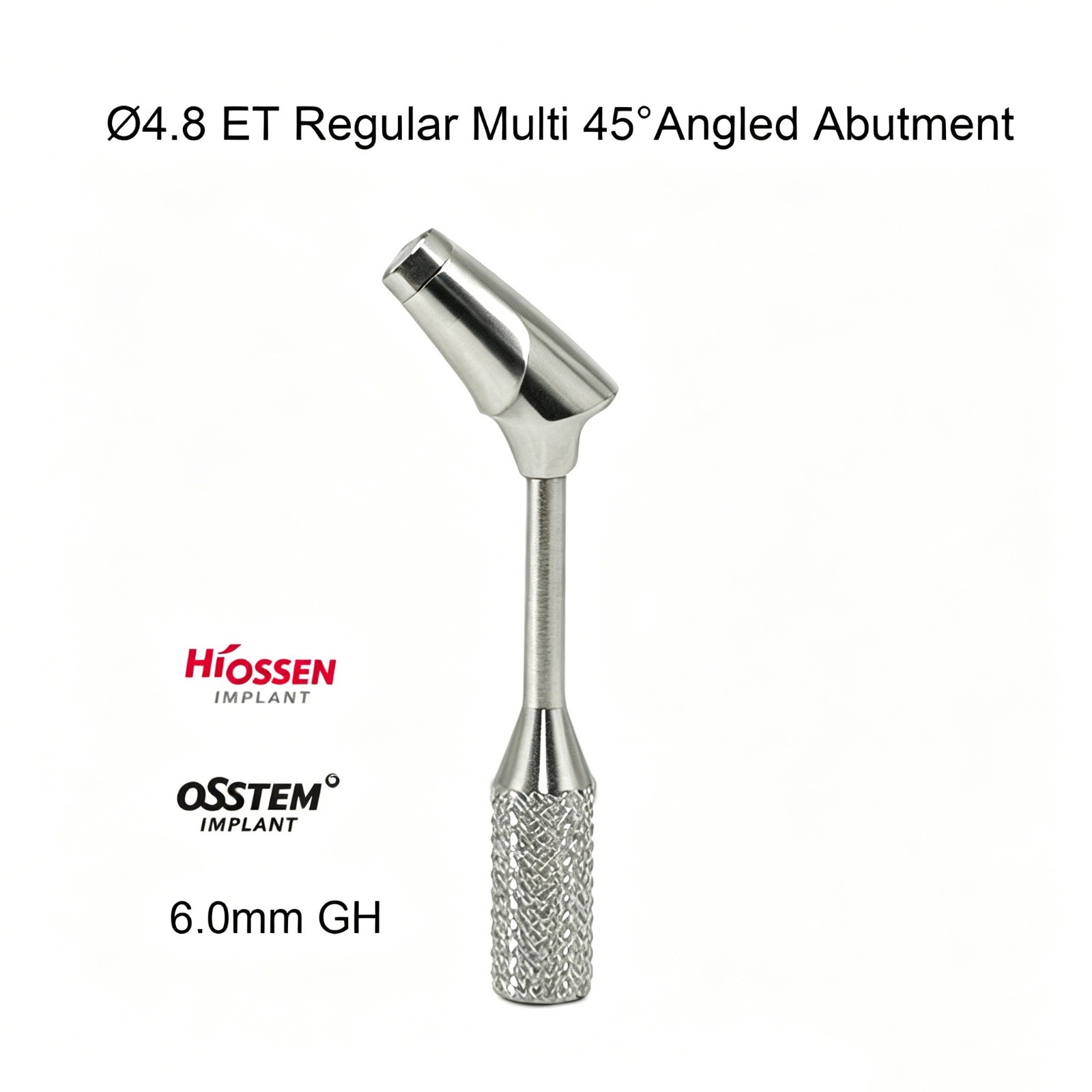 Dental Multi unit Angled abutment D4.8mm MUA 17/30/45° fits Hiossen Osstem M/R