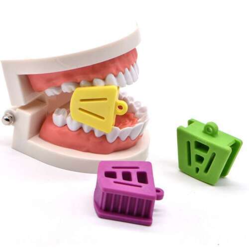 Dental Bite Block Autoclavable Silicone Mouth Props Adult/Child (Bag of 3 Pcs)