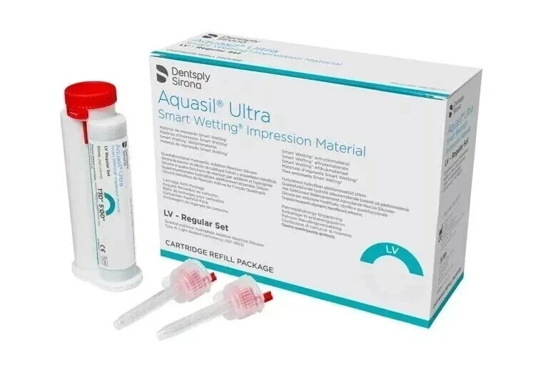 DENTSPLY AQUASIL ULTRA LV REGULAR SET VPS IMPRESSION 4 x Cartridge USA FREESHIP