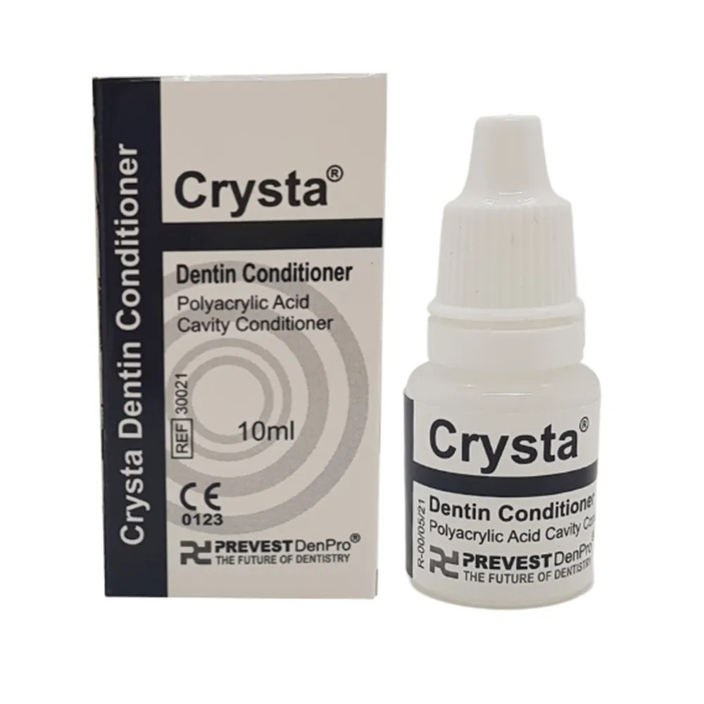 Prevest Denpro CRYSTA Polyacrylic Acid CAVITY DENTINE Conditioner 10ml Free Ship