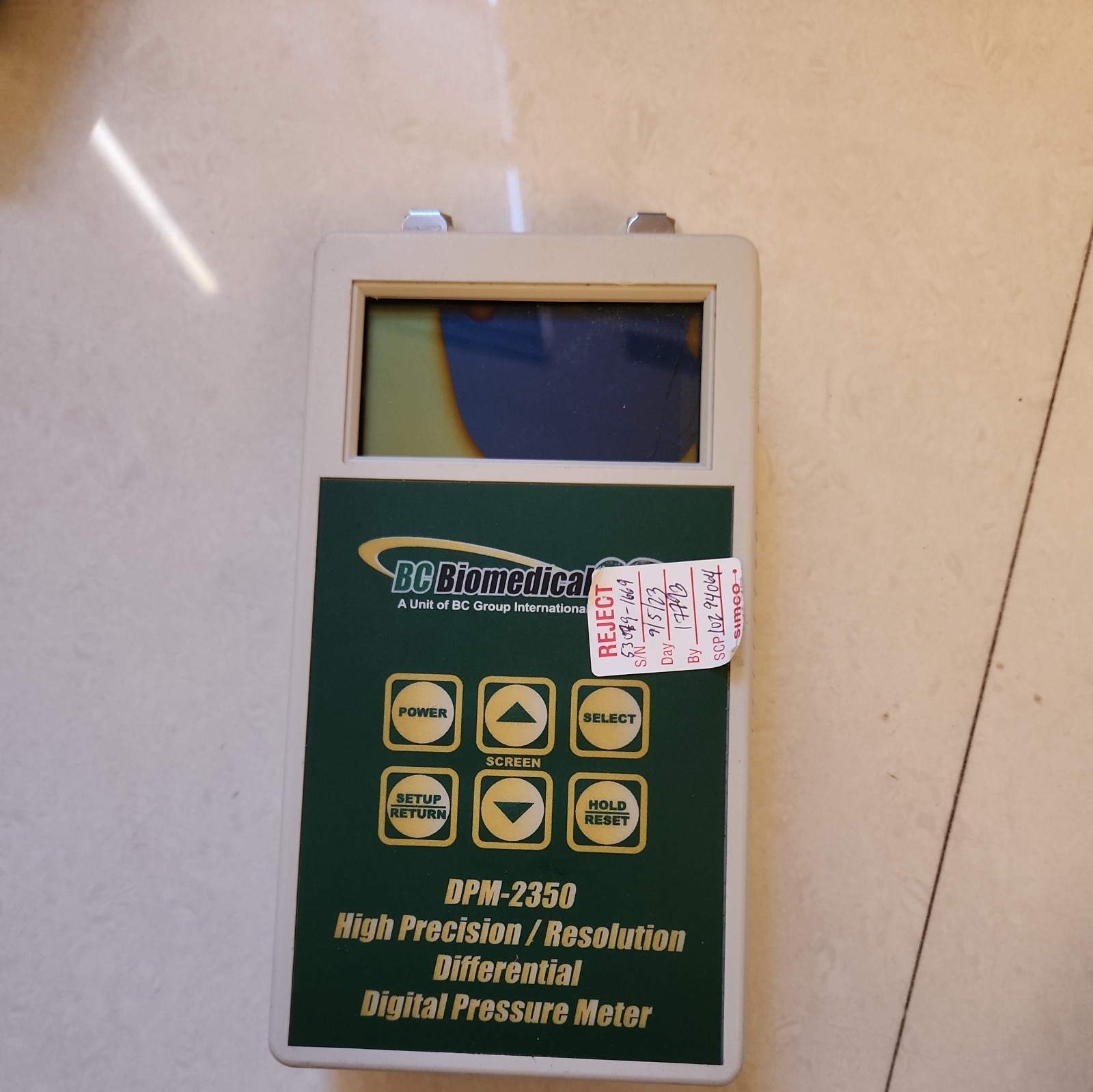 BC Biomedical Digital Pressure/Vac Meter DPM-2350