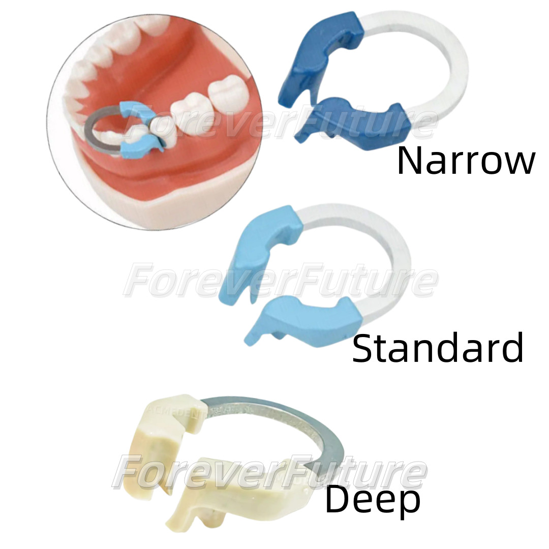 Dental Matrix Bands Ring Sectional Matrice Titanium Alloy Clamp Fit Palodent V3