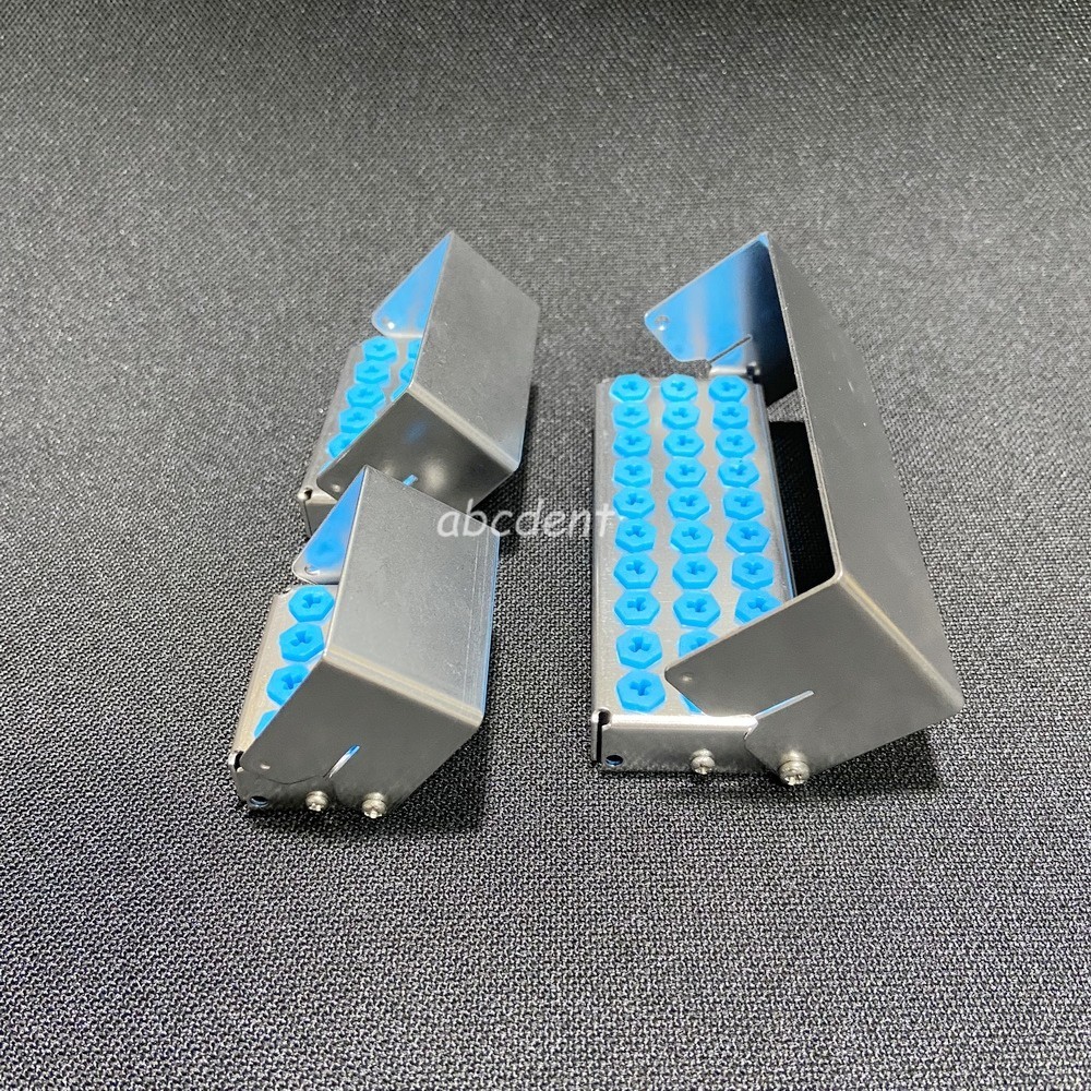 8/12/30 Holes Dental Scaler Tips Holder Bur Box Disinfection Sterilizer Stand