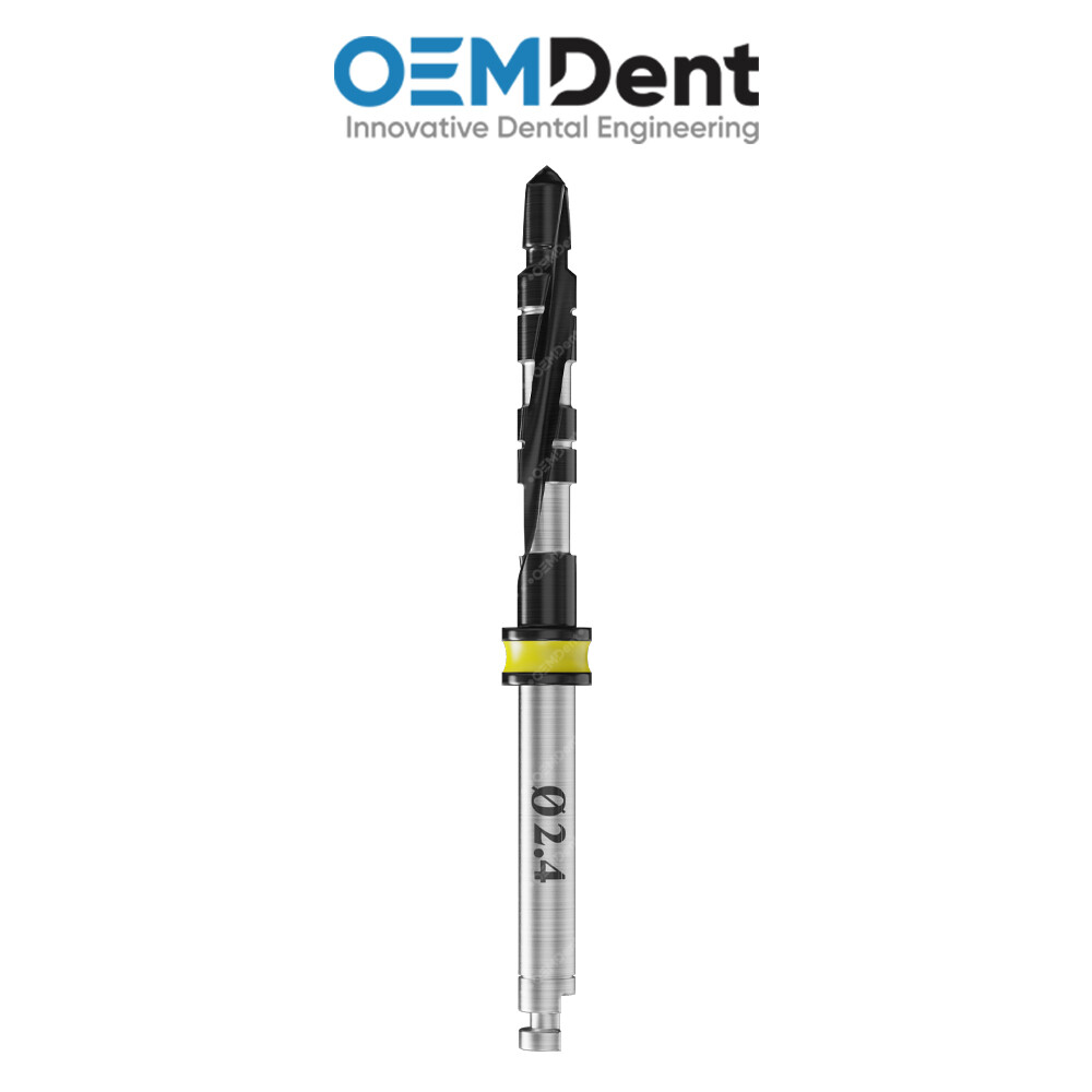 Carbon DLC Step Drills 16mm Universal Instrument Tool Dental Fixtures Placement