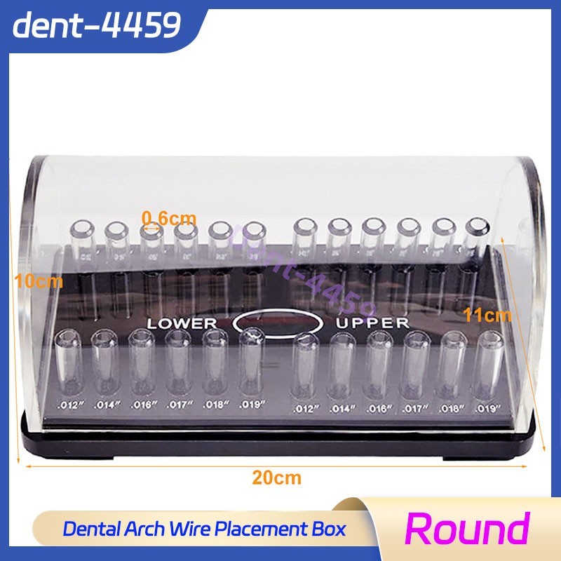 Dental Ortho Arch wire Case Dispenser Organizer Holder Round/Rectangular Box