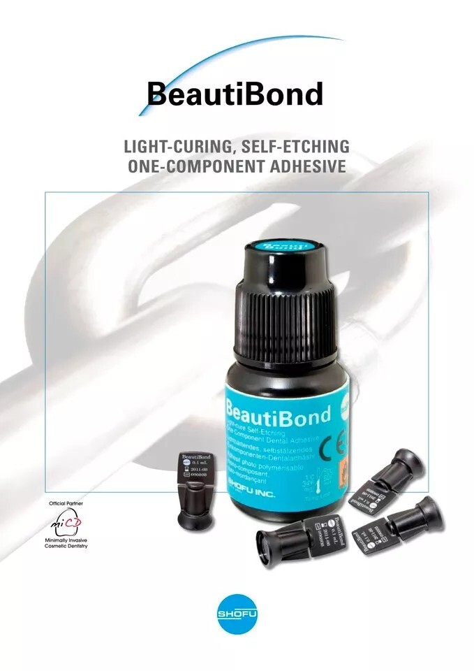 Shofu BeautiBond Self-Etching One Component Dental Resin Adhesive 6ml.