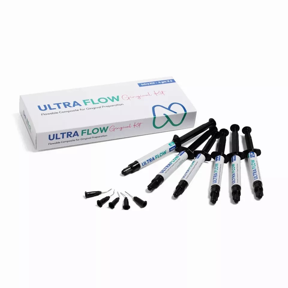 DentAct Ultra Flow Gingival Kit Flowable Composite For Gingival Preparation