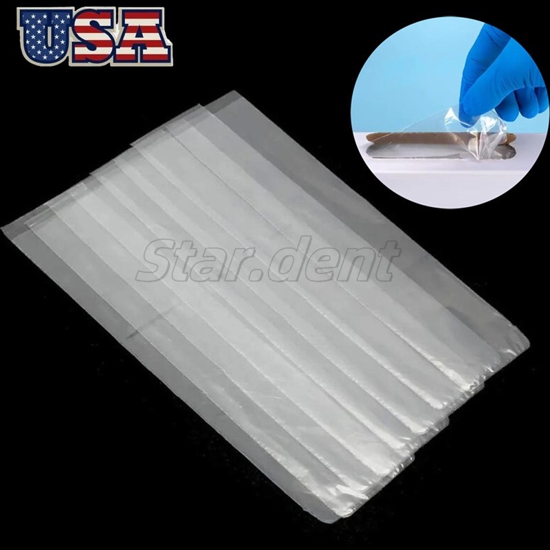 Disposable Dental X-Ray Sensor Protector Plastic Mouth Mirror Sleeves 4.5*20cm
