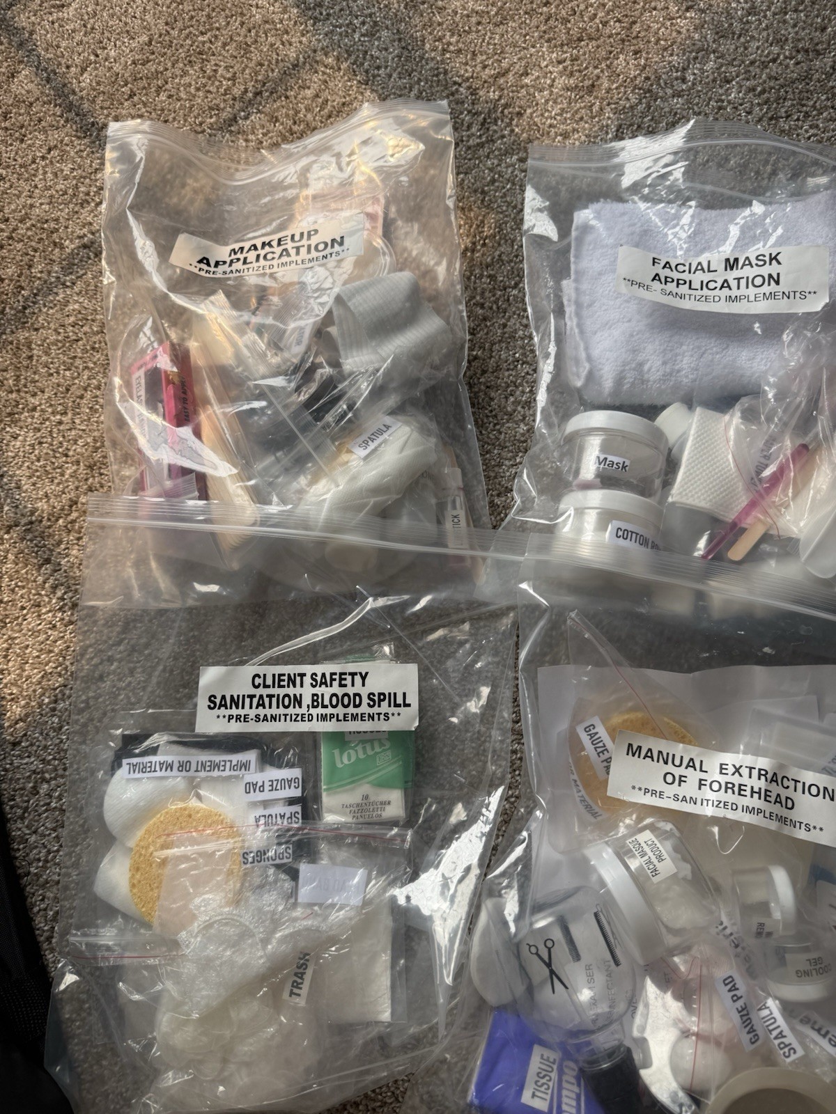 Michigan Esthetician Practical Exam Kit – Complete State Board Supplies
