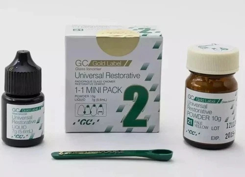GC Gold Label 2 Universal Restorative Glass Ionomer Cement Mini pack Exp Long fs
