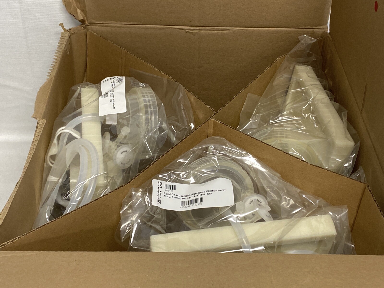 (3)THOMSON HTSLABS Rapid Clear Caps 3000 High-Speed Clarification of 2-4L 788116