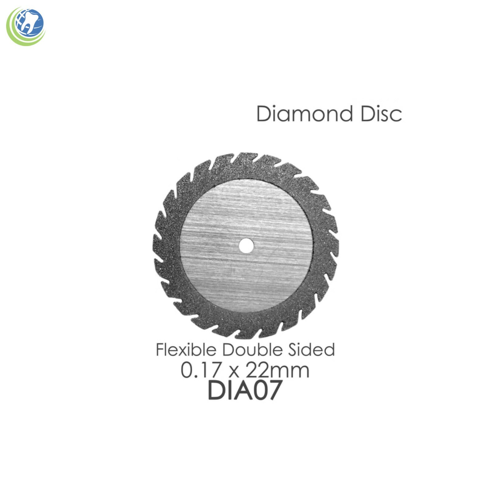 Dental Diamond Disc Single Double Sided Flexible Unmounted 1/Pkg Meta BesQual