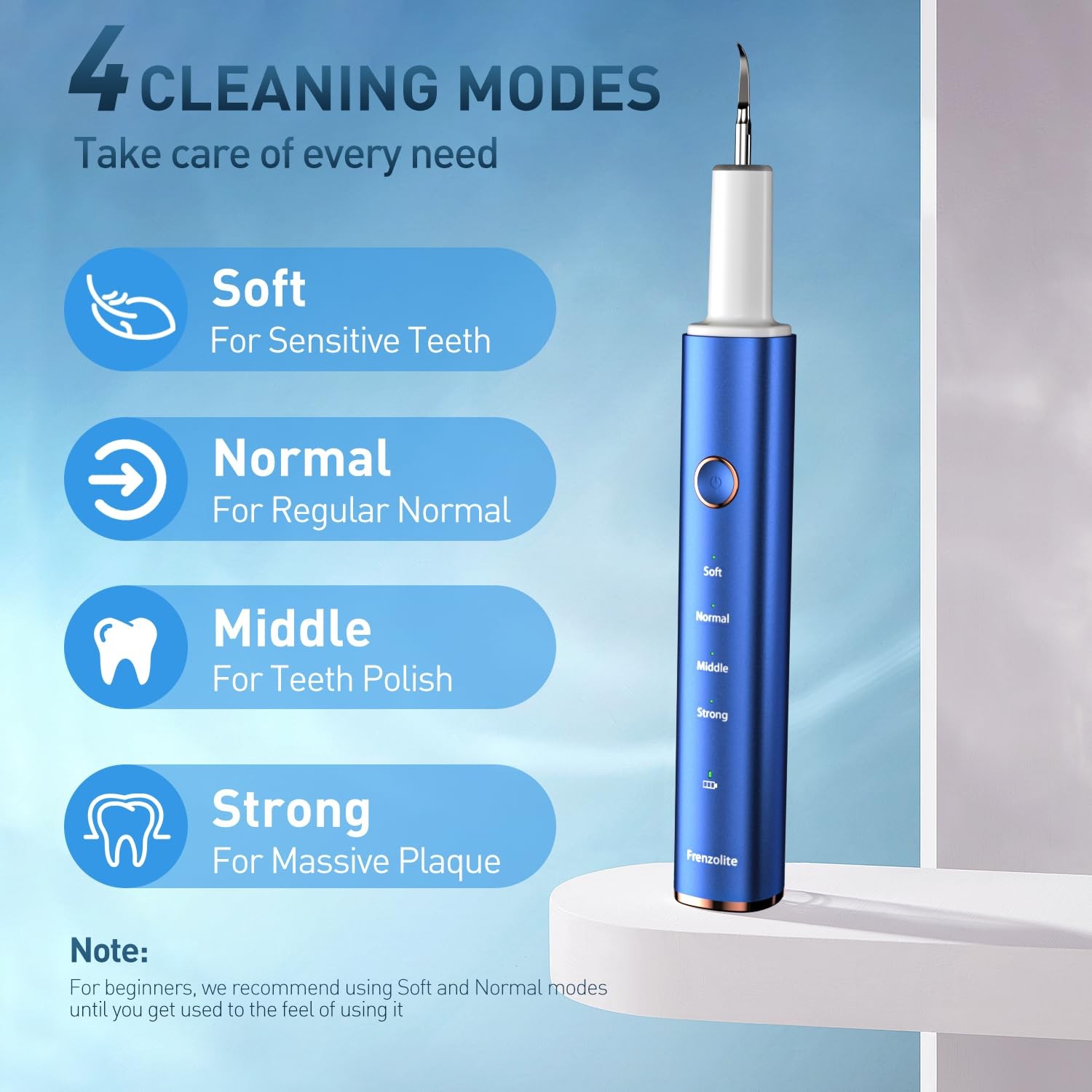 Plaque Remover for Teeth, Dental Calculus & Teeth Cleaning Kit, Blue