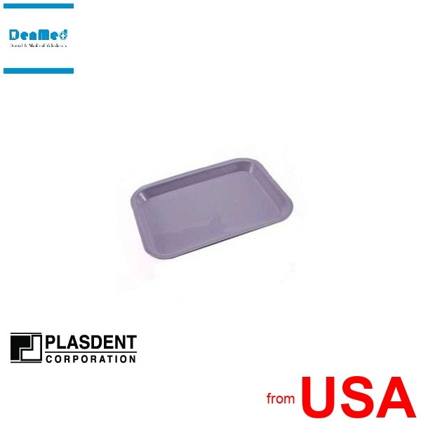 PLASDENT Flat Tray, Size F (Mini)- Pastel Lilac, Plastic, 9-5/8in x 6-5/ 423530