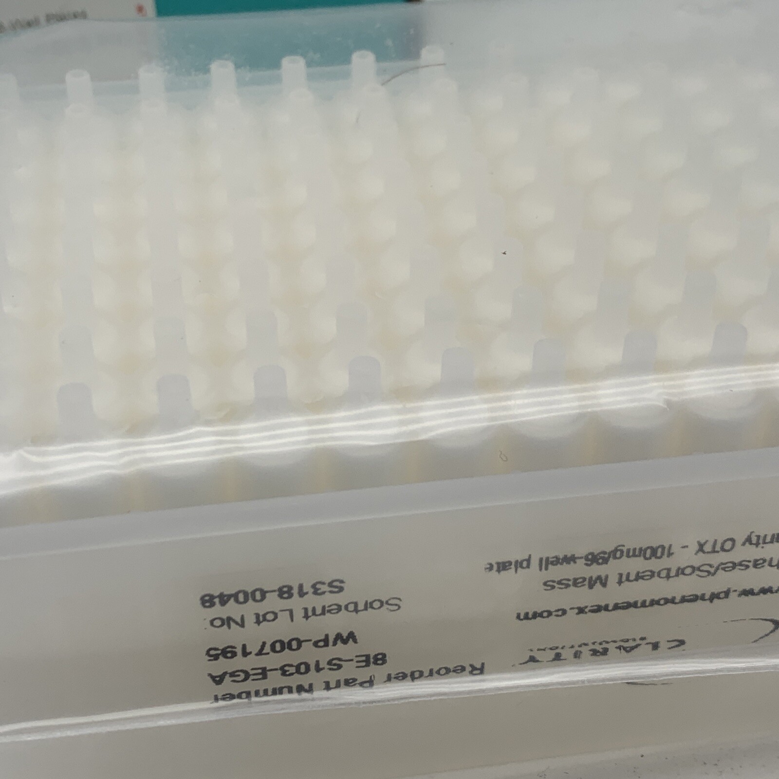 Phenomenex 8E-S103-EGA Clarity OTX Plate 100mg / Well 96-Well