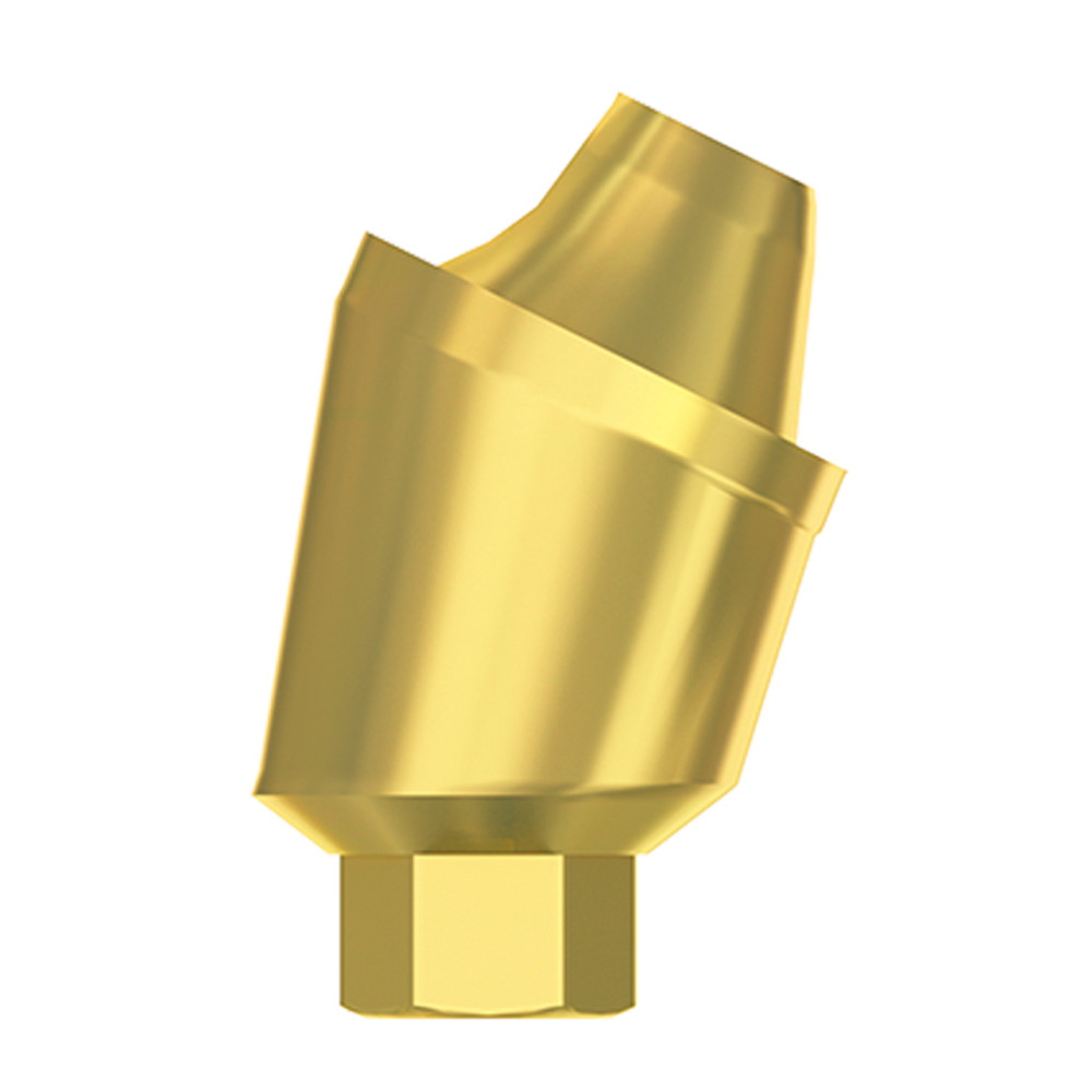 1x Dental Angulated Multi Unit 1.4mm 30° Hex 2.42 Connection Titanium Fixture