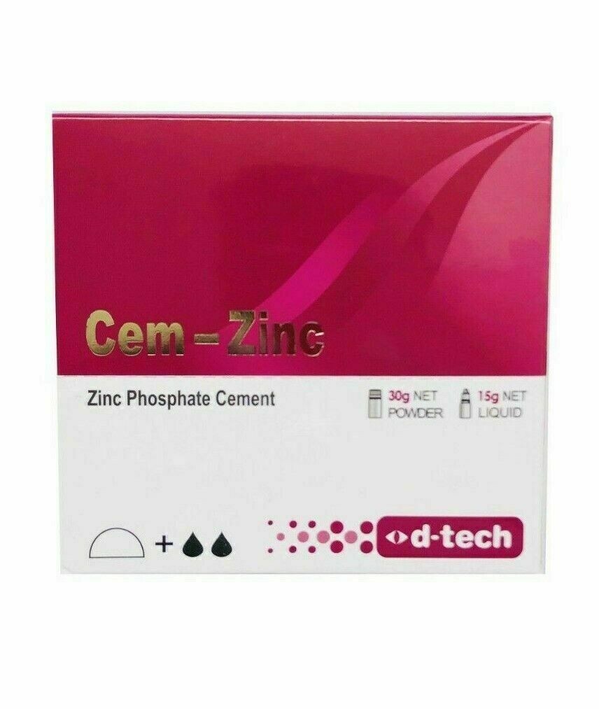 D Tech Cem Zinc Phosphate Luting of Crowns , Bridges and Inlays (Free Ship)